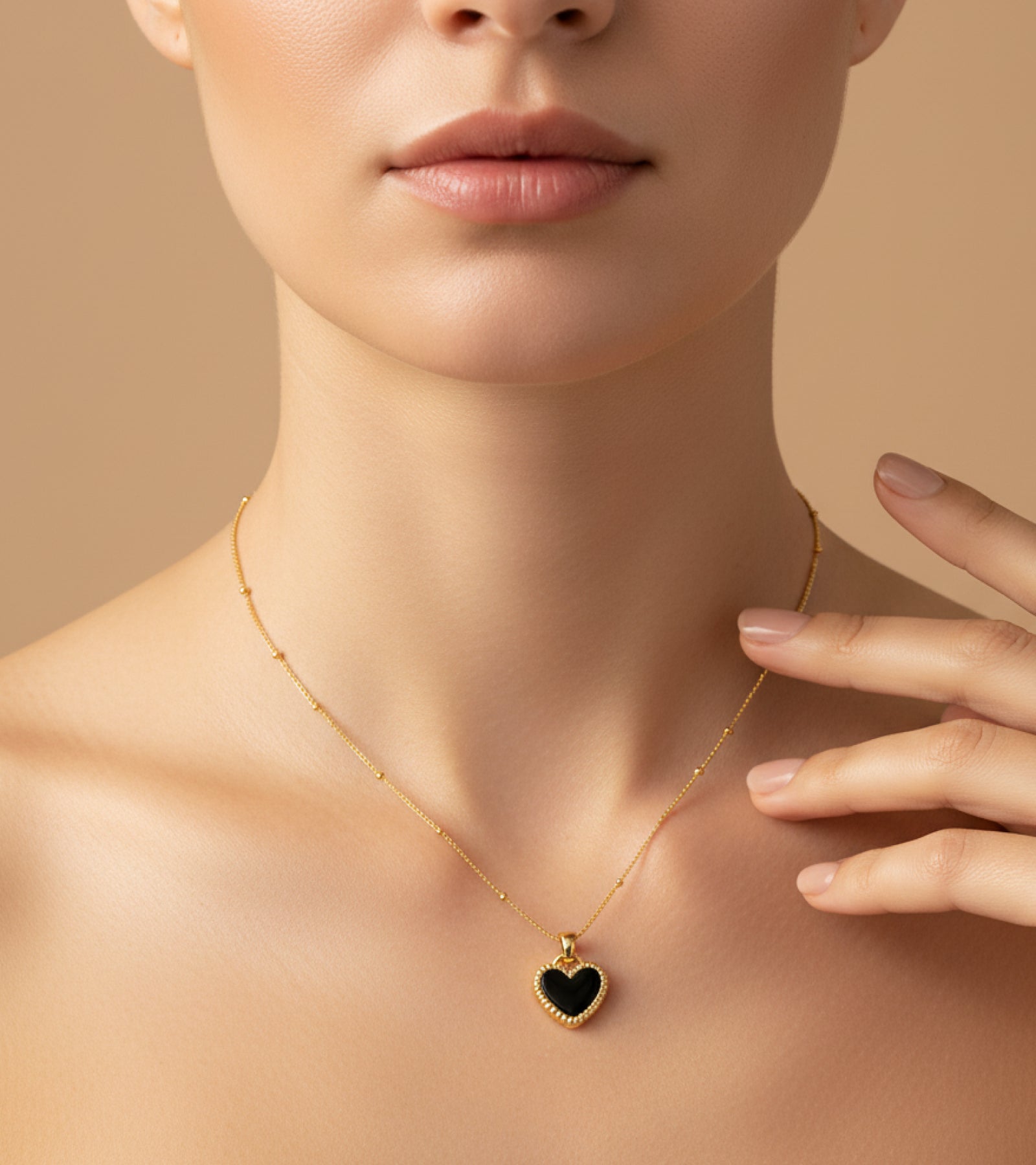 Black And White Double Sided Love - Chain - OALEA