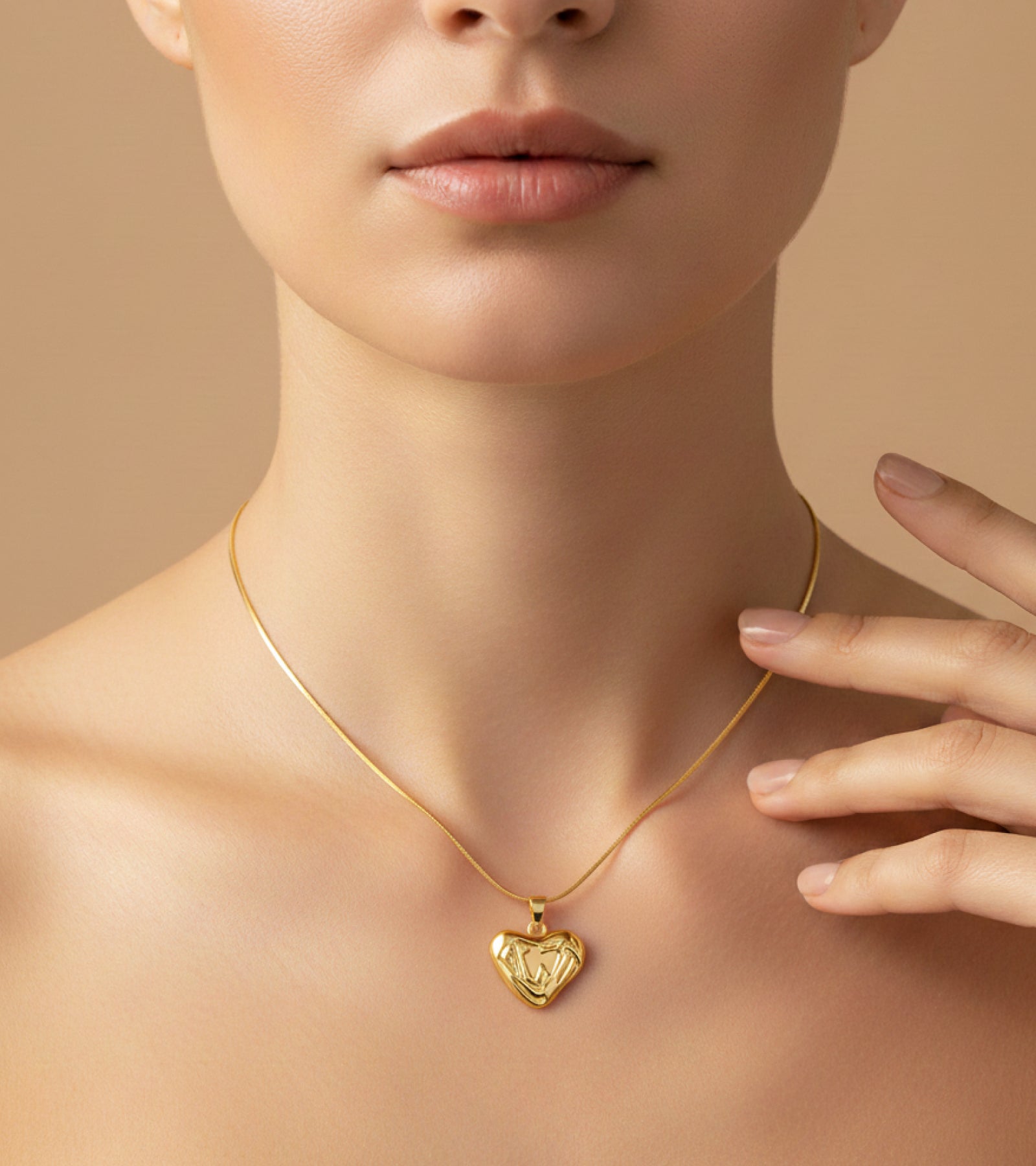 Golden Heart - Halskette - OALEA