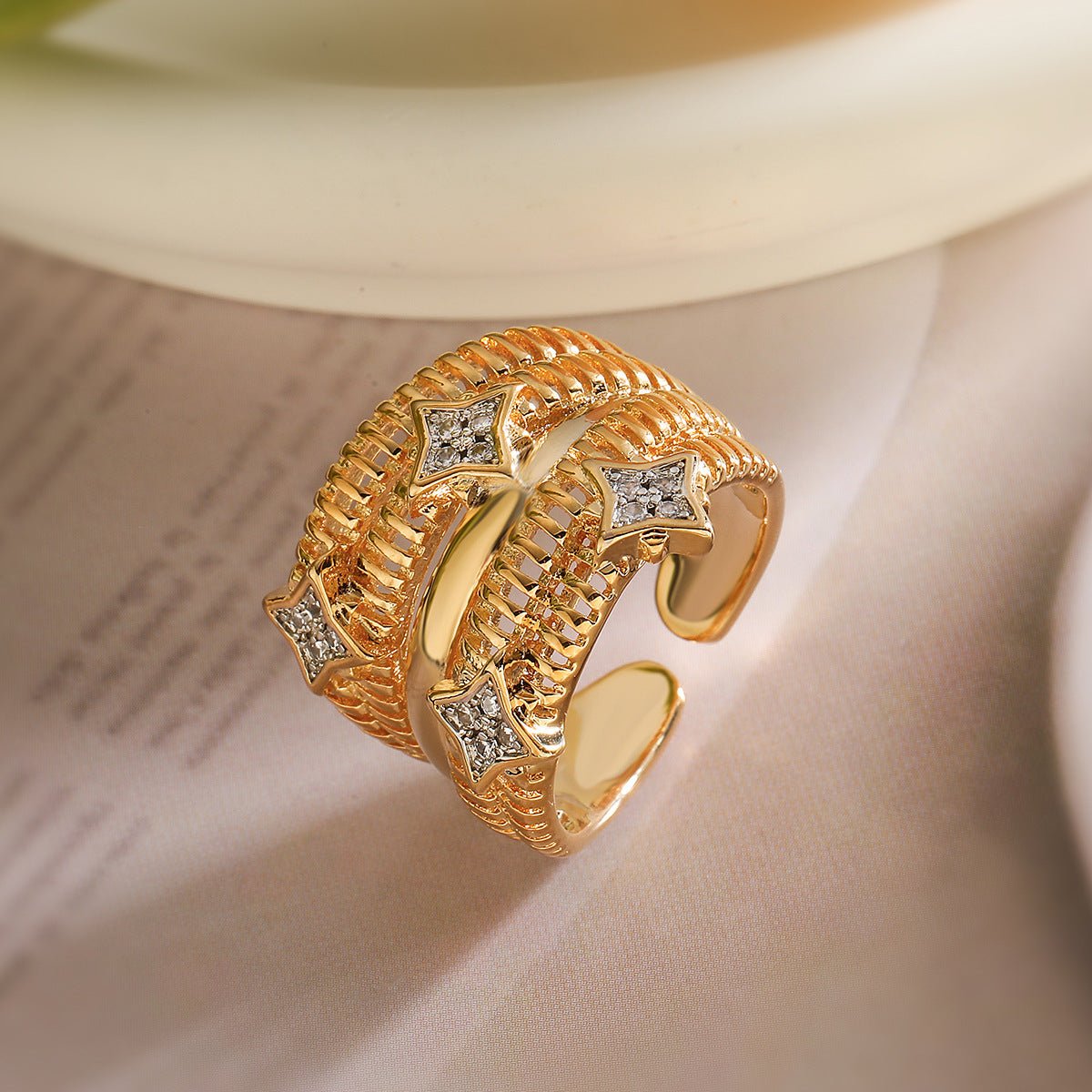 Two - color Electroplated Ring - OALEA